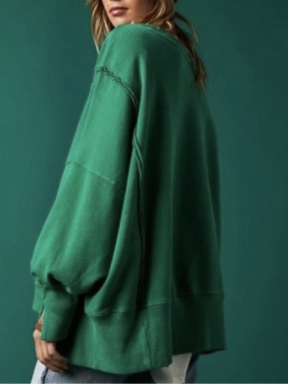 Free People We The Free Camden Sweatshirt Oversized Slouchy Pullover Medium